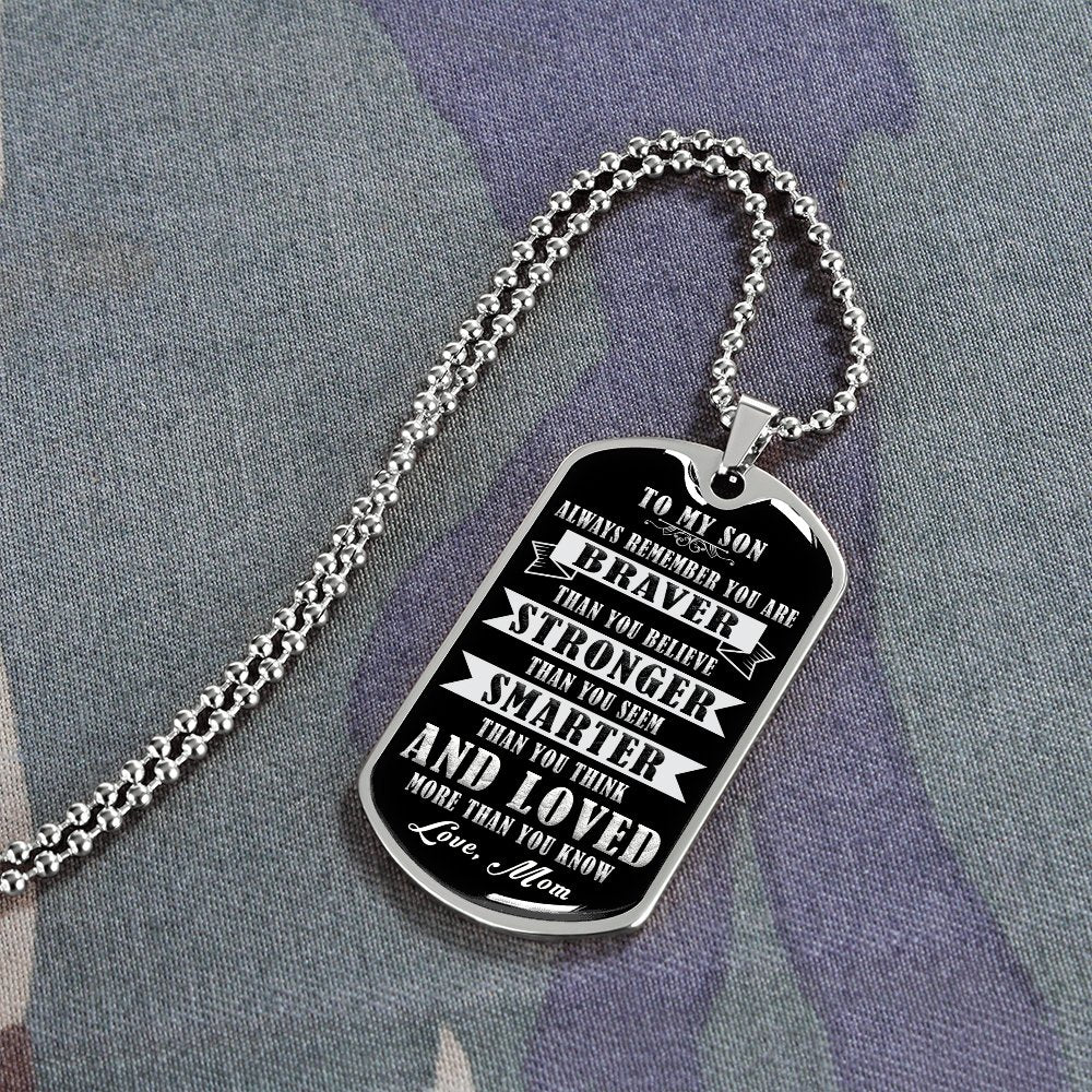 To My Son | Always Remember 🖤 | Jewelry | A1014T, A1014TG, G007T, G007TG, lx-G007, PROD-1941927, PT-133, TNM-1, USER-43062 | TageUnlimited
