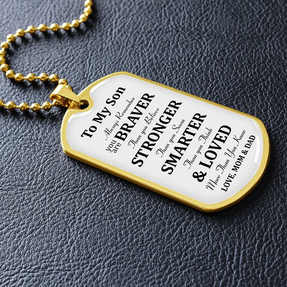 To My Son | Always Remember 🎗️💎 | Jewelry | A1014T, A1014TG, G007T, G007TG, lx-G007, PROD-1946186, PT-133, TNM-1, USER-43062 | TageUnlimited