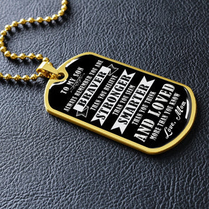 To My Son | Always Remember 🖤 | Jewelry | A1014T, A1014TG, G007T, G007TG, lx-G007, PROD-1941927, PT-133, TNM-1, USER-43062 | TageUnlimited