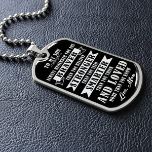 To My Son | Always Remember 🖤 | Jewelry | A1014T, A1014TG, G007T, G007TG, lx-G007, PROD-1941927, PT-133, TNM-1, USER-43062 | TageUnlimited