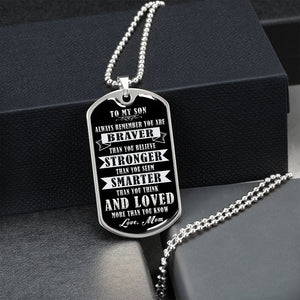 To My Son | Always Remember 🖤 | Jewelry | A1014T, A1014TG, G007T, G007TG, lx-G007, PROD-1941927, PT-133, TNM-1, USER-43062 | TageUnlimited