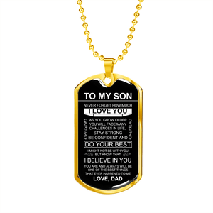 To My Son | As You Grow Older | Jewelry | TageUnlimited