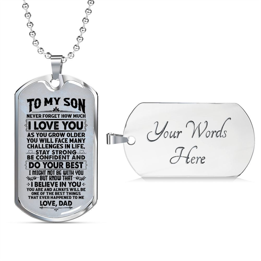 To My Son | Be Confident | Jewelry | TageUnlimited