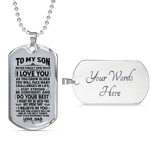 To My Son | Be Confident | Jewelry | TageUnlimited
