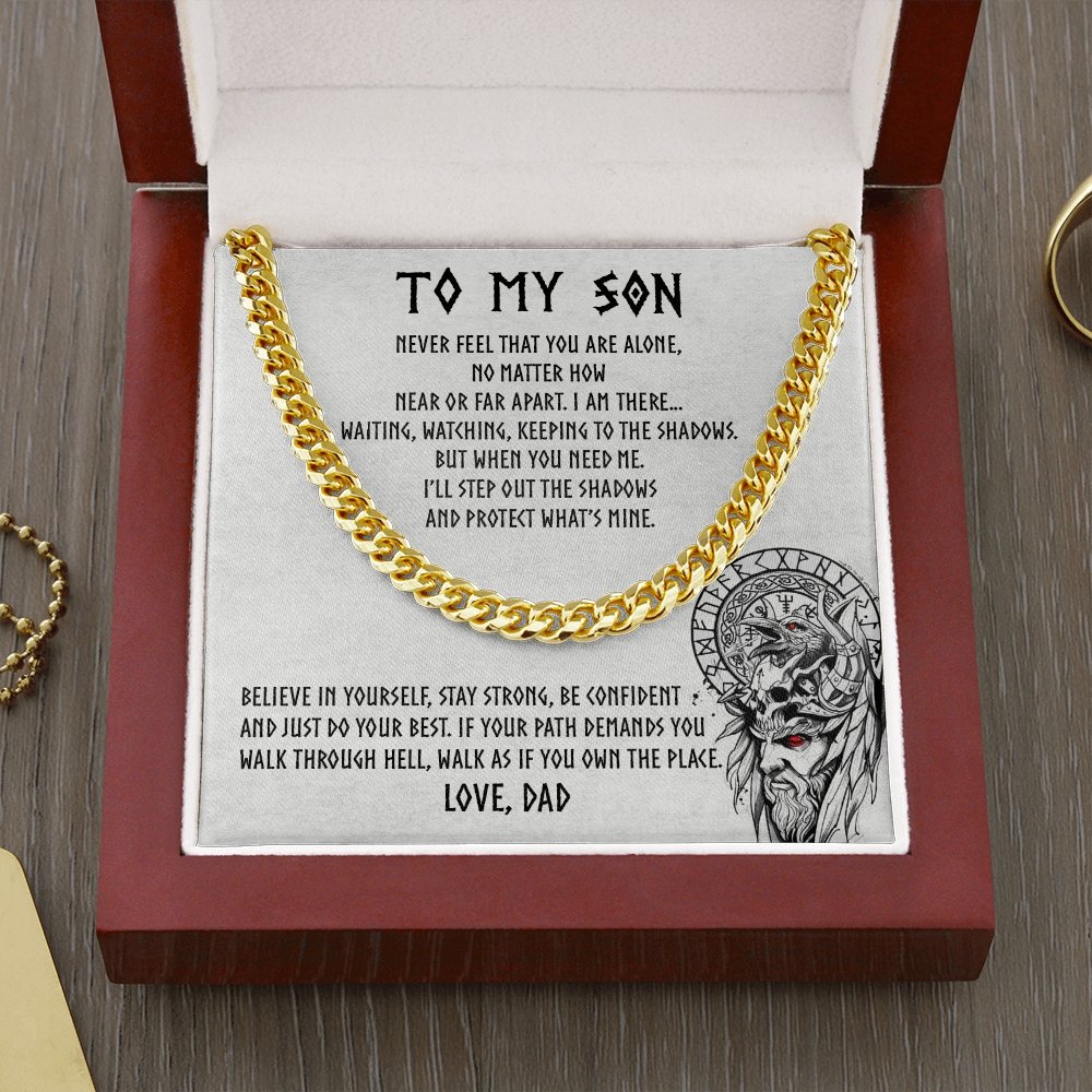 To My Son | Be Confident 🧡🔥 | Jewelry | C30184T, C30184TG, lx-C30184, PB23-WOOD, PROD-1917891, PT-1772, USER-43062 | TageUnlimited