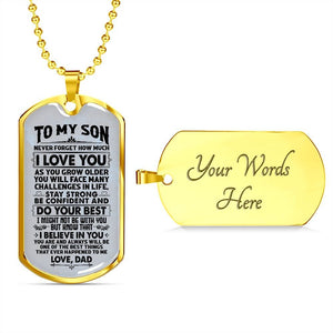 To My Son | Be Confident | Jewelry | TageUnlimited