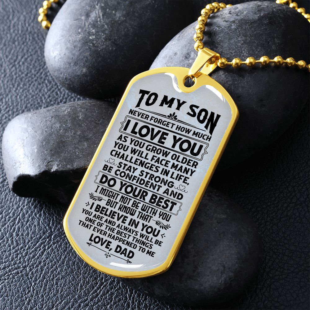 To My Son | Be Confident | Jewelry | TageUnlimited