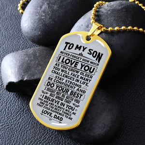 To My Son | Be Confident | Jewelry | TageUnlimited