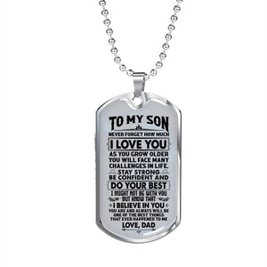 To My Son | Be Confident | Jewelry | TageUnlimited