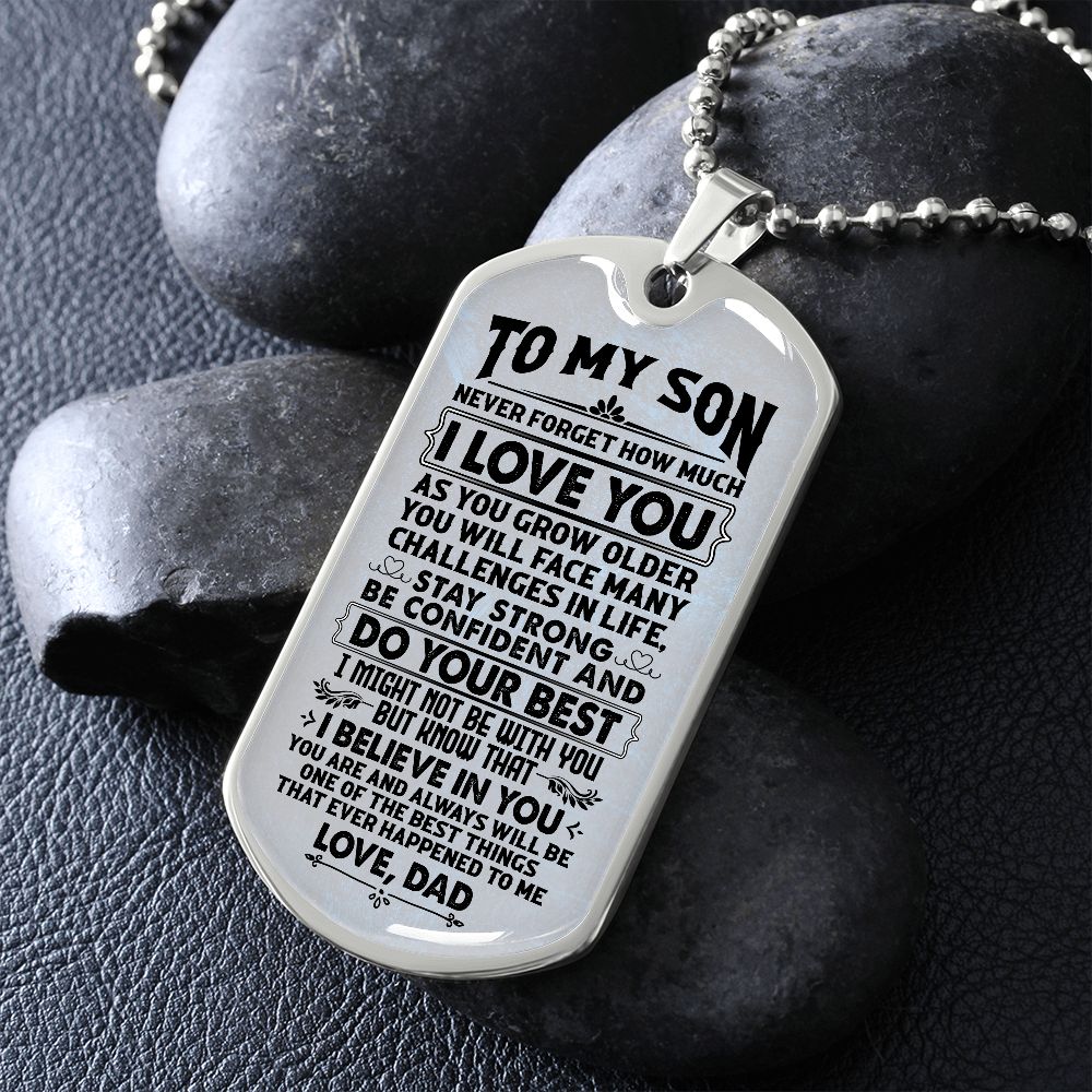 To My Son | Be Confident | Jewelry | TageUnlimited