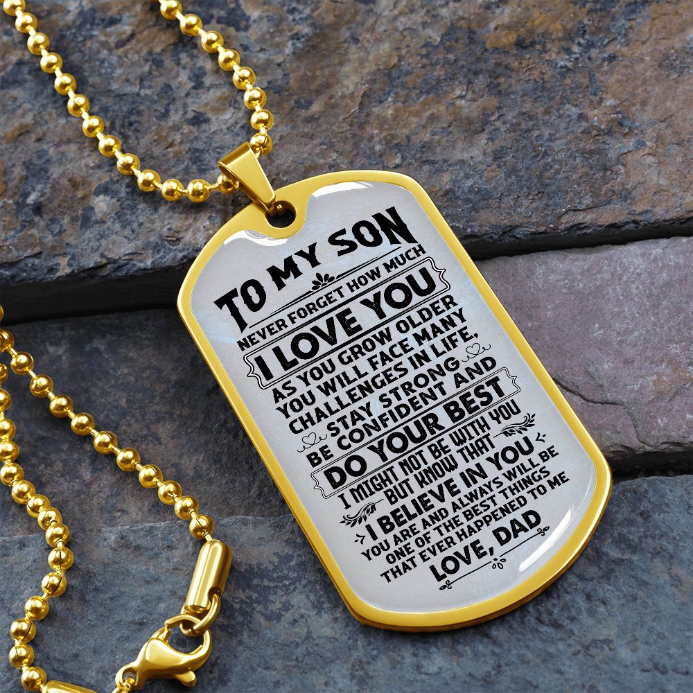 To My Son | Be Confident | Jewelry | TageUnlimited