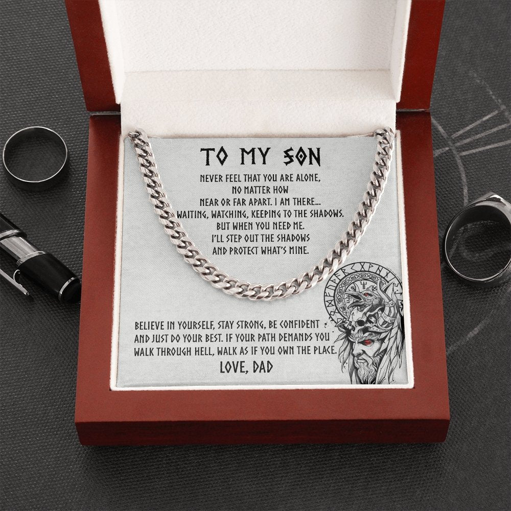 To My Son | Be Confident 🧡🔥 | Jewelry | C30184T, C30184TG, lx-C30184, PB23-WOOD, PROD-1917891, PT-1772, USER-43062 | TageUnlimited