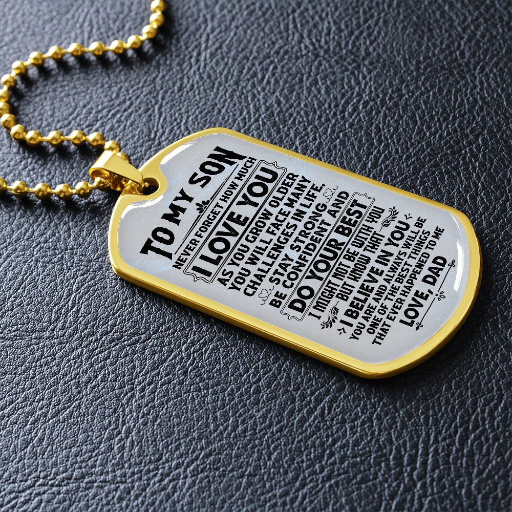 To My Son | Be Confident | Jewelry | TageUnlimited