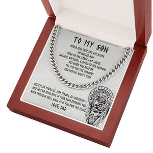 To My Son | Be Confident 🧡🔥 | Jewelry | C30184T, C30184TG, lx-C30184, PB23-WOOD, PROD-1917891, PT-1772, USER-43062 | TageUnlimited