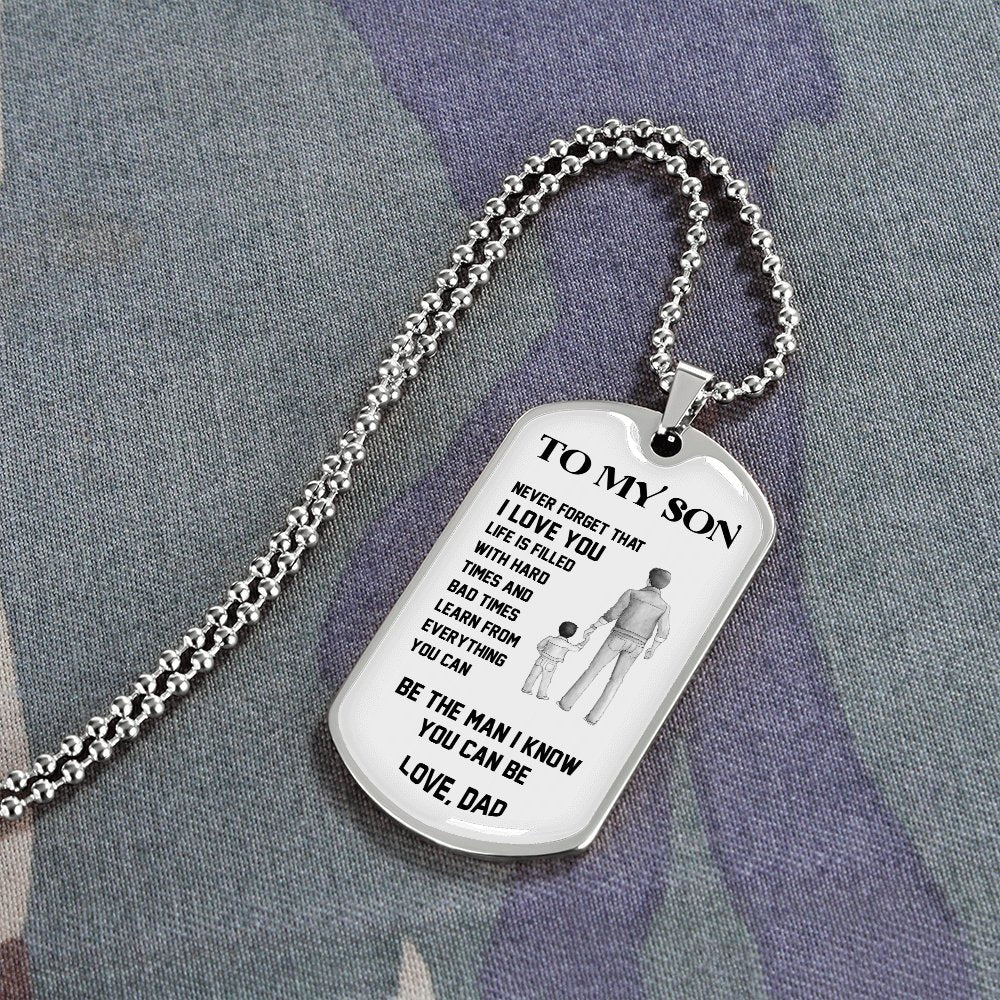 To My Son | Be The Man 🖤 | Jewelry | A1014T, A1014TG, G007T, G007TG, lx-G007, PROD-1946107, PT-133, TNM-1, USER-43062 | TageUnlimited