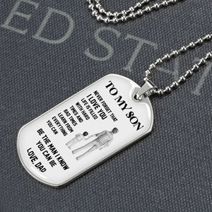 To My Son | Be The Man 🖤 | Jewelry | A1014T, A1014TG, G007T, G007TG, lx-G007, PROD-1946107, PT-133, TNM-1, USER-43062 | TageUnlimited