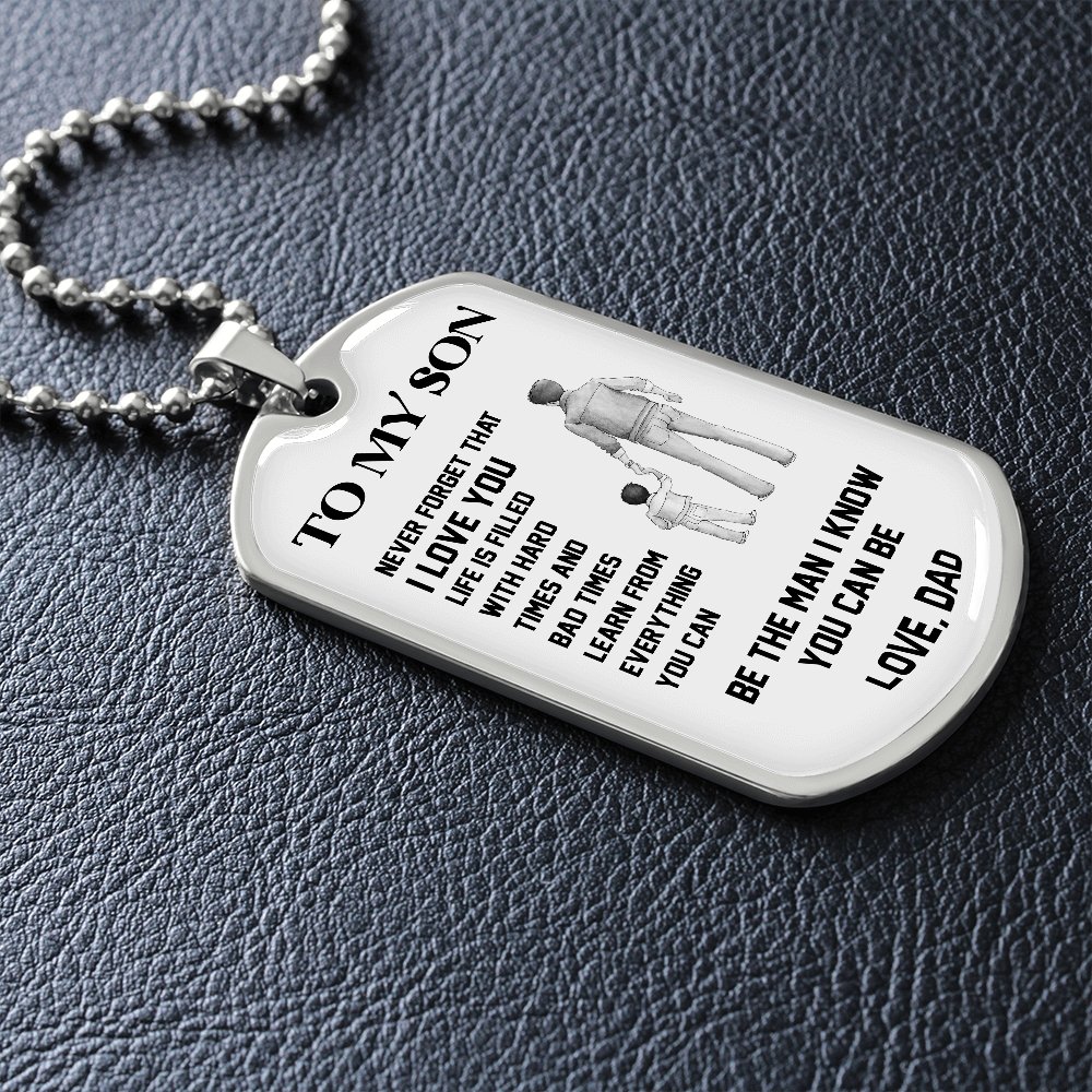 To My Son | Be The Man 🖤 | Jewelry | A1014T, A1014TG, G007T, G007TG, lx-G007, PROD-1946107, PT-133, TNM-1, USER-43062 | TageUnlimited
