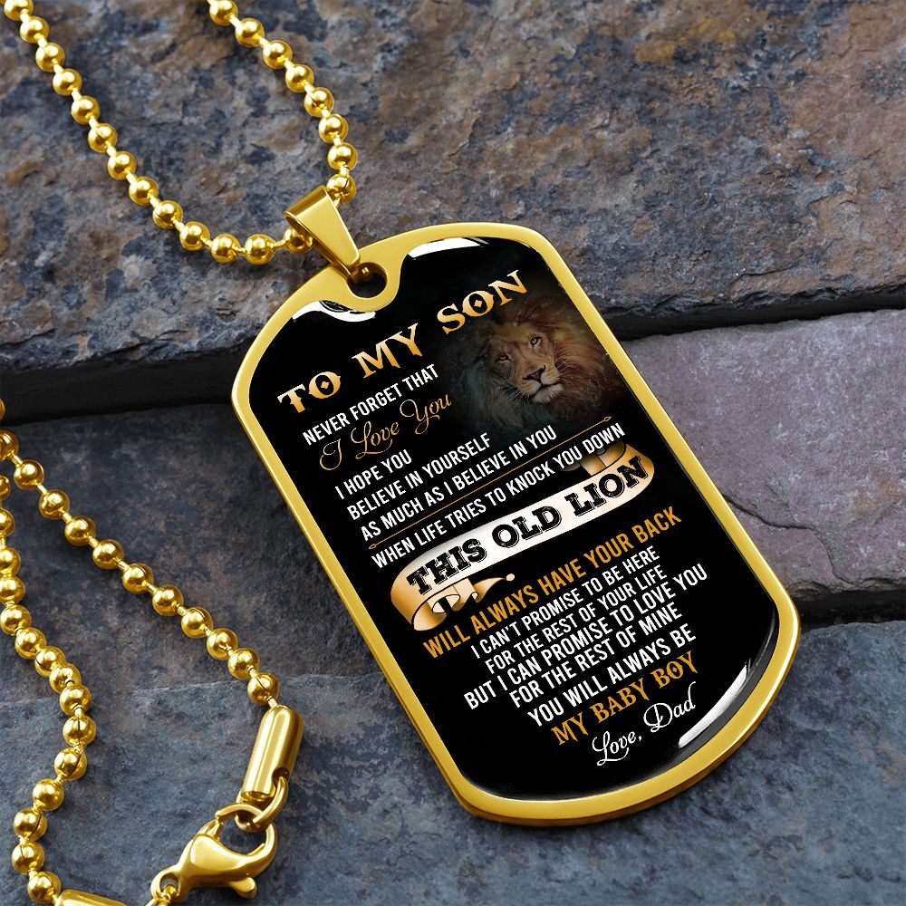 To My Son | Believe In Yourself | Jewelry | TageUnlimited