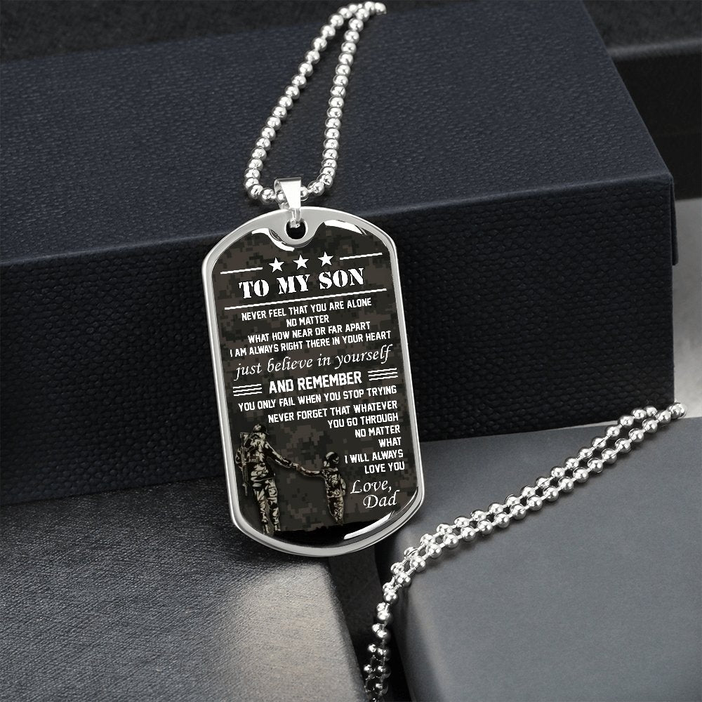 To My Son | Believe In Yourself 🤎 | Jewelry | A1014T, A1014TG, G007T, G007TG, lx-G007, PROD-1941869, PT-133, TNM-1, USER-43062 | TageUnlimited