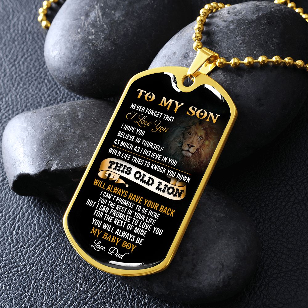 To My Son | Believe In Yourself | Jewelry | TageUnlimited