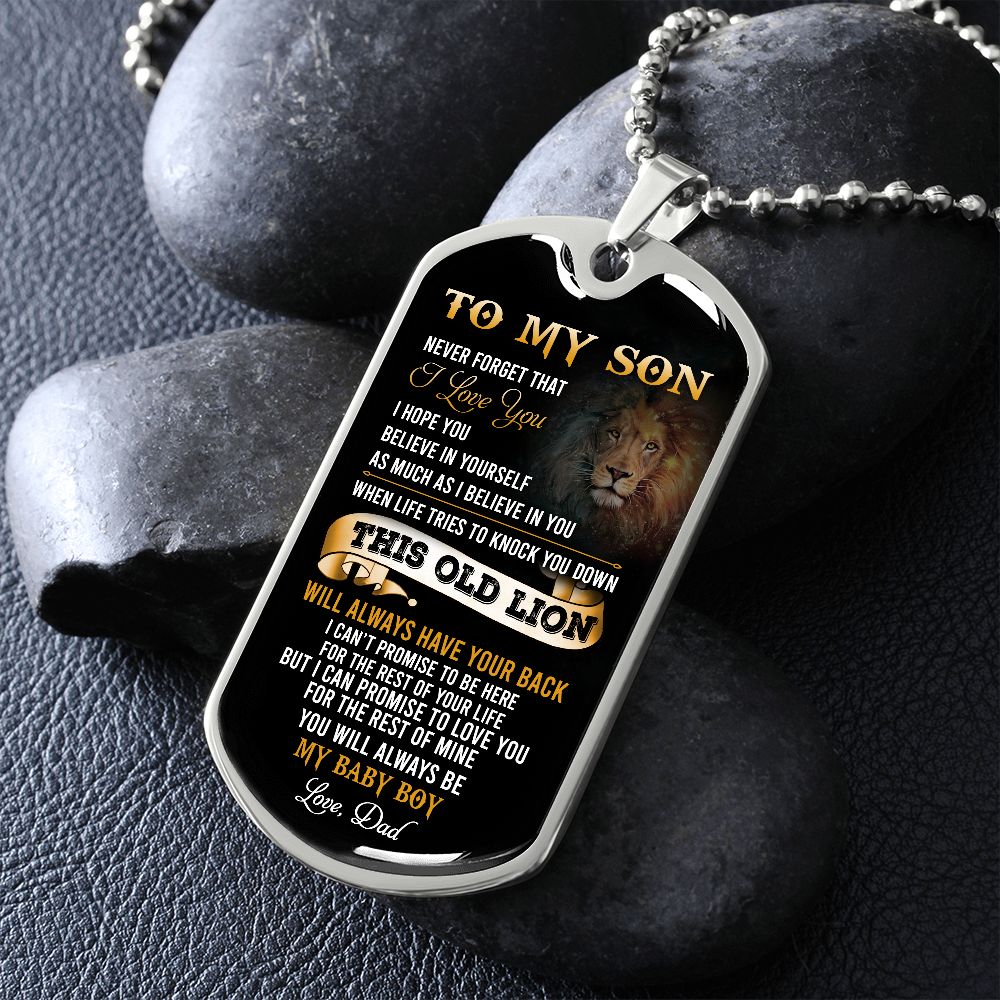 To My Son | Believe In Yourself | Jewelry | TageUnlimited