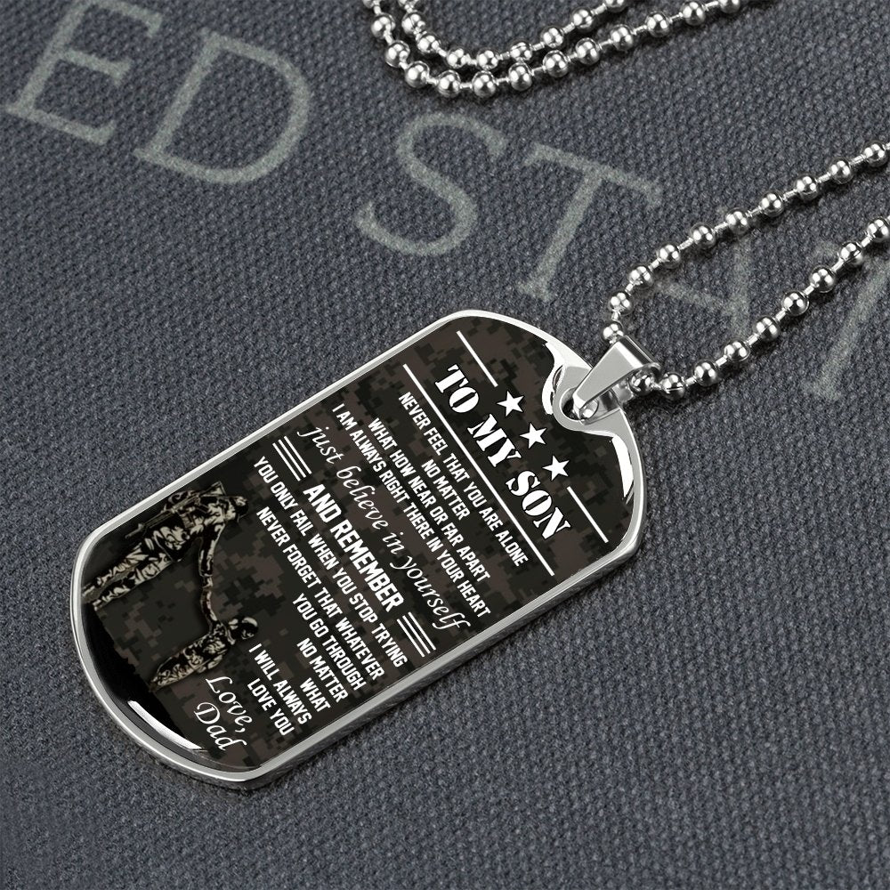 To My Son | Believe In Yourself 🤎 | Jewelry | A1014T, A1014TG, G007T, G007TG, lx-G007, PROD-1941869, PT-133, TNM-1, USER-43062 | TageUnlimited