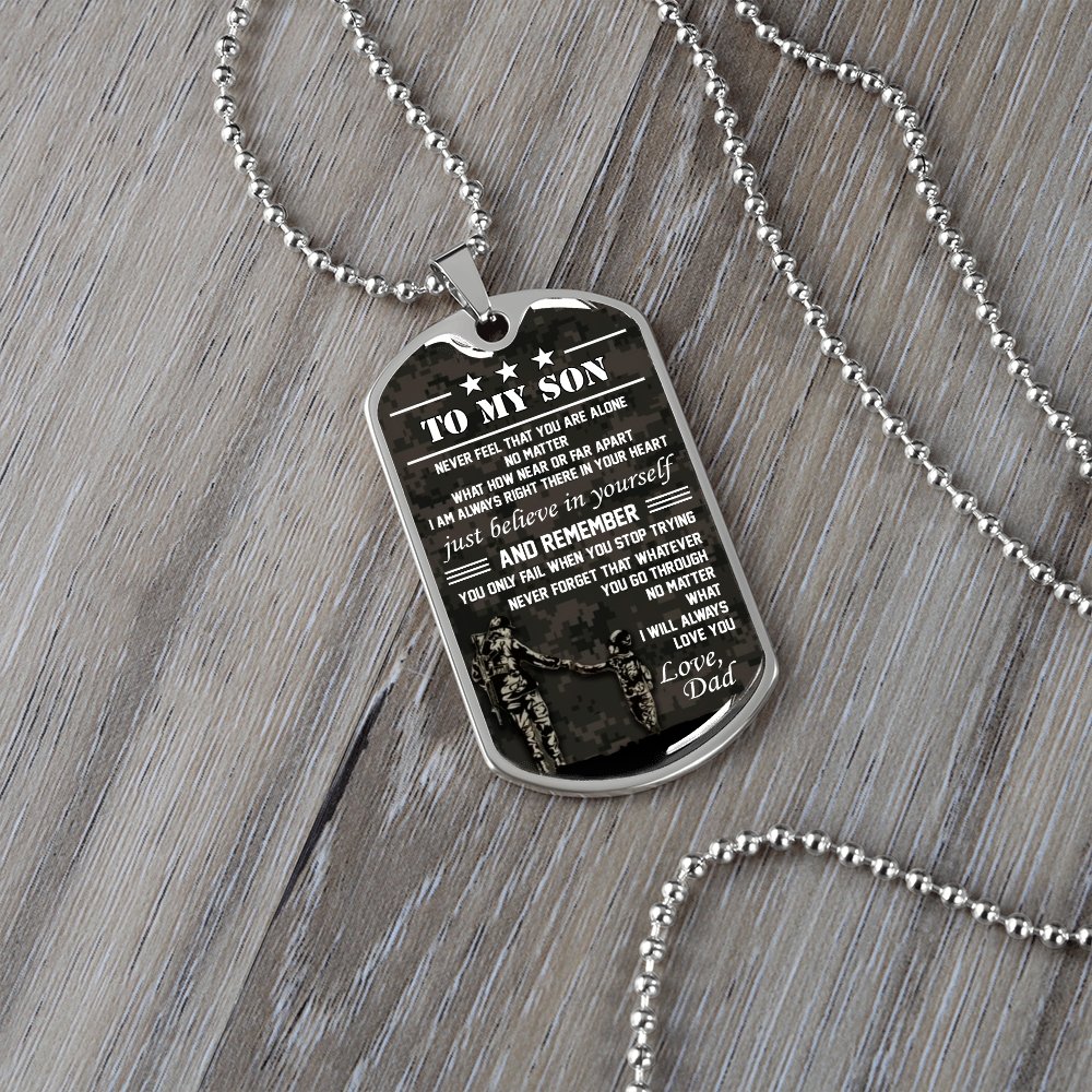 To My Son | Believe In Yourself 🤎 | Jewelry | A1014T, A1014TG, G007T, G007TG, lx-G007, PROD-1941869, PT-133, TNM-1, USER-43062 | TageUnlimited