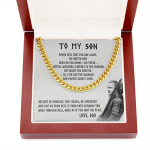 To My Son | Believe In Yourself 💙💎 | Jewelry | C30184T, C30184TG, lx-C30184, PB23-WOOD, PROD-1917842, PT-1772, USER-43062 | TageUnlimited
