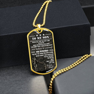 To My Son | Believe In Yourself 🤎 | Jewelry | A1014T, A1014TG, G007T, G007TG, lx-G007, PROD-1941869, PT-133, TNM-1, USER-43062 | TageUnlimited