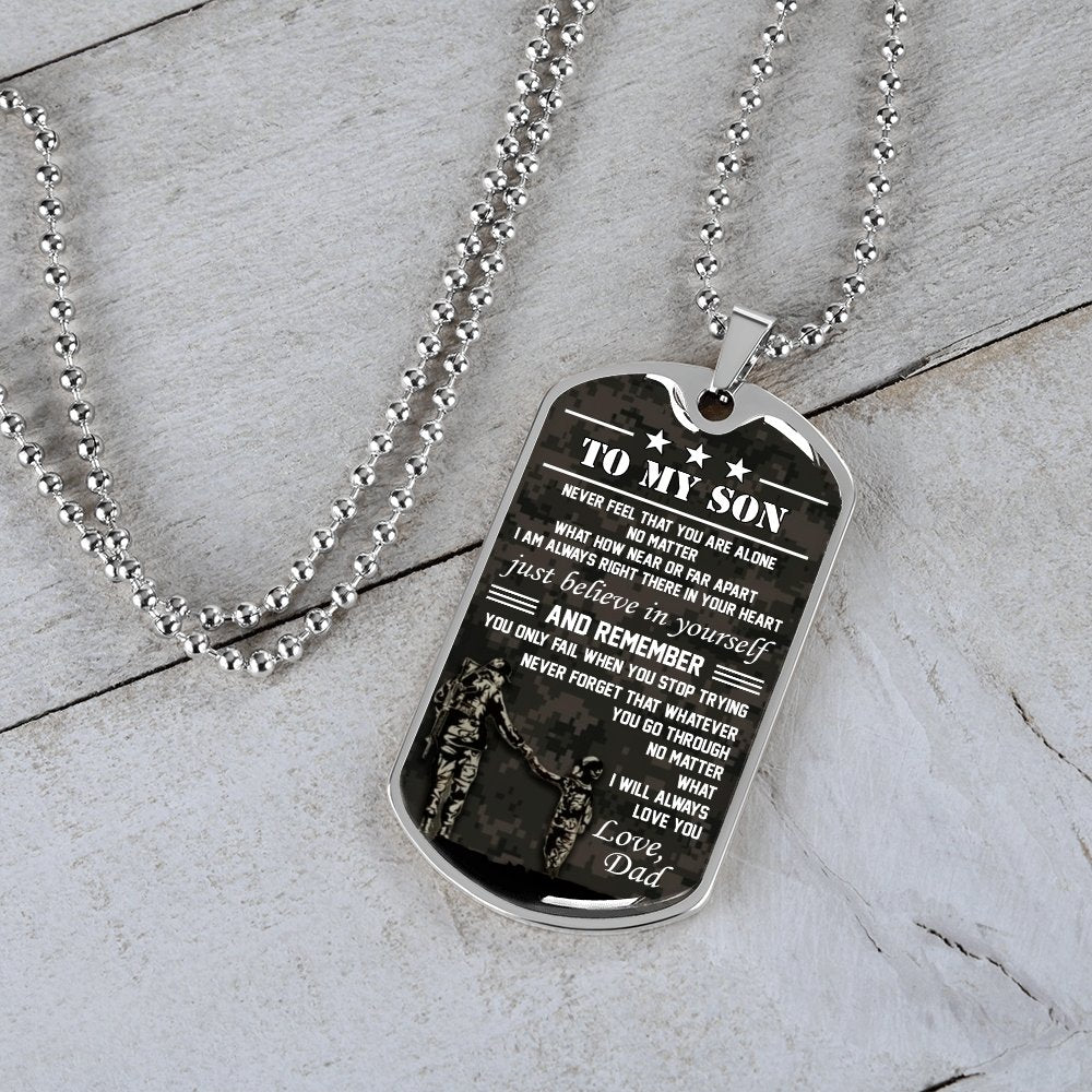 To My Son | Believe In Yourself 🤎 | Jewelry | A1014T, A1014TG, G007T, G007TG, lx-G007, PROD-1941869, PT-133, TNM-1, USER-43062 | TageUnlimited