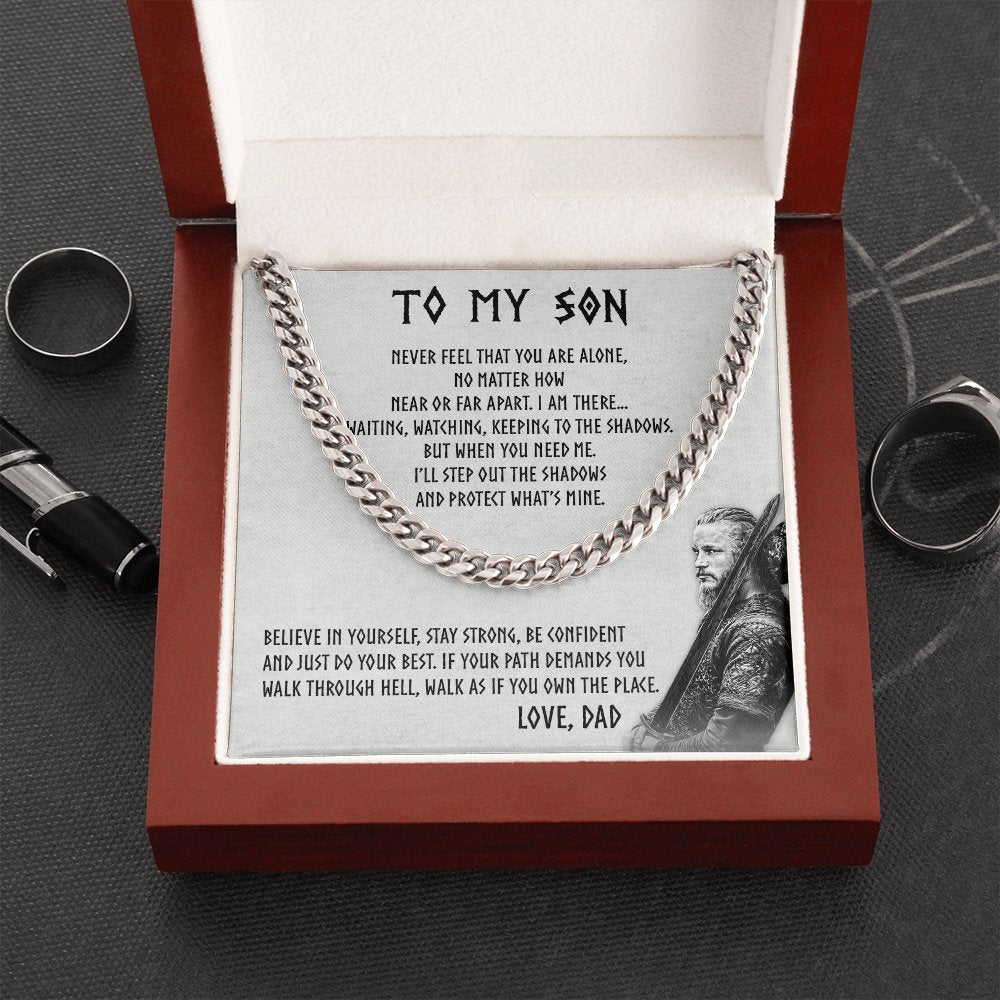To My Son | Believe In Yourself 💙💎 | Jewelry | C30184T, C30184TG, lx-C30184, PB23-WOOD, PROD-1917842, PT-1772, USER-43062 | TageUnlimited