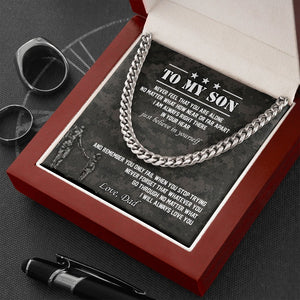 To My Son | Believe In Yourself 🤎 | Jewelry | C30184T, C30184TG, lx-C30184, PB23-WOOD, PROD-1831339, PT-1772, USER-43062 | TageUnlimited