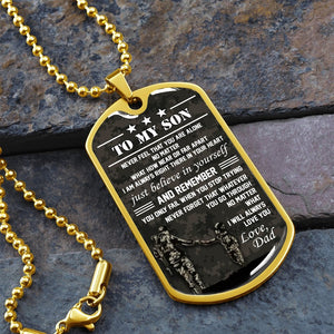 To My Son | Believe In Yourself 🤎 | Jewelry | A1014T, A1014TG, G007T, G007TG, lx-G007, PROD-1941869, PT-133, TNM-1, USER-43062 | TageUnlimited