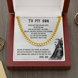 To My Son | Believe In Yourself 💙💎 | Jewelry | C30184T, C30184TG, lx-C30184, PB23-WOOD, PROD-1917842, PT-1772, USER-43062 | TageUnlimited
