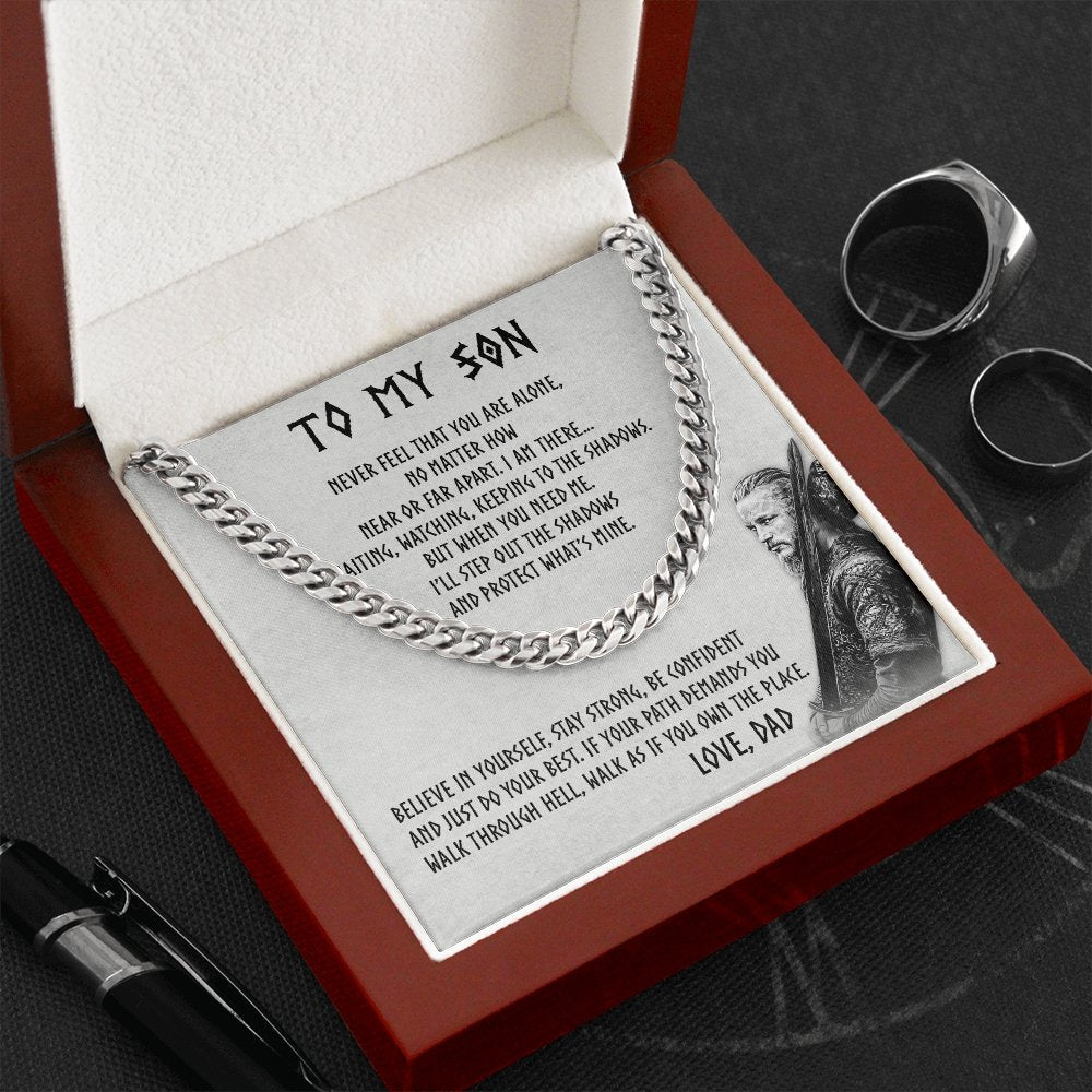 To My Son | Believe In Yourself 💙💎 | Jewelry | C30184T, C30184TG, lx-C30184, PB23-WOOD, PROD-1917842, PT-1772, USER-43062 | TageUnlimited