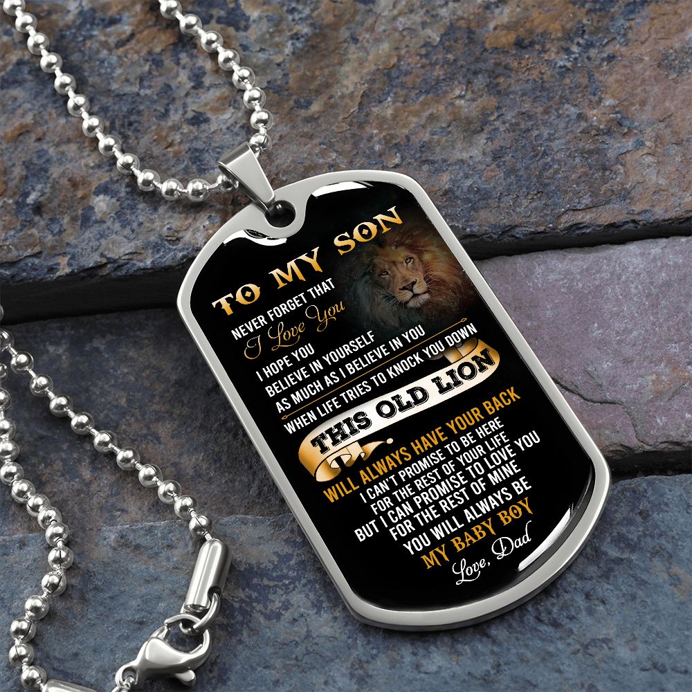 To My Son | Believe In Yourself | Jewelry | TageUnlimited