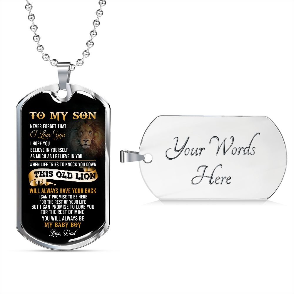 To My Son | Believe In Yourself | Jewelry | TageUnlimited