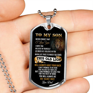 To My Son | Believe In Yourself | Jewelry | TageUnlimited