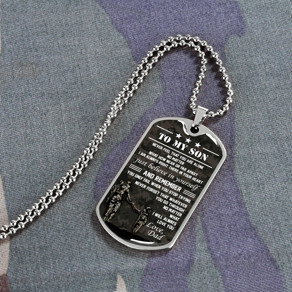 To My Son | Believe In Yourself 🤎 | Jewelry | A1014T, A1014TG, G007T, G007TG, lx-G007, PROD-1941869, PT-133, TNM-1, USER-43062 | TageUnlimited