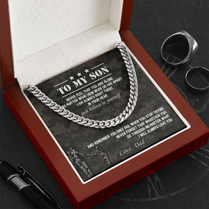 To My Son | Believe In Yourself 🤎 | Jewelry | C30184T, C30184TG, lx-C30184, PB23-WOOD, PROD-1831339, PT-1772, USER-43062 | TageUnlimited