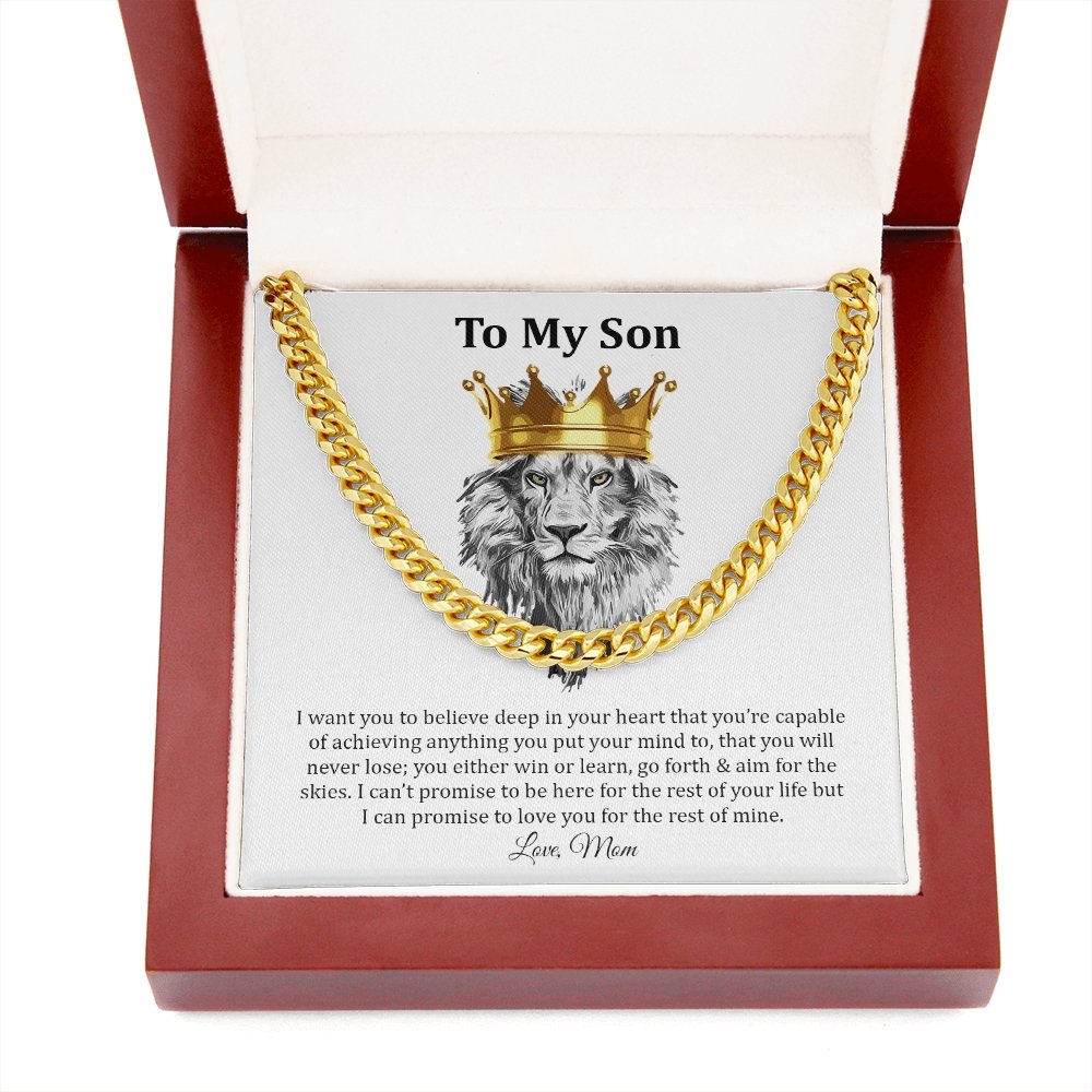 To My Son | Go Forth And Aim For The Skies ❤️🔥 | Jewelry | C30184T, C30184TG, lx-C30184, PB23-WOOD, PROD-1875752, PT-1772, USER-43062 | TageUnlimited