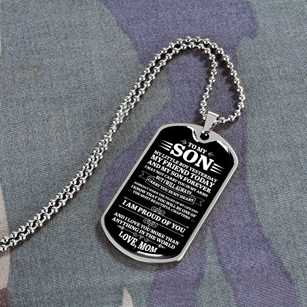 To My Son | I Am Proud Of You | Jewelry | A1014T, A1014TG, G007T, G007TG, lx-G007, PROD-1953253, PT-133, TNM-1, USER-43062 | TageUnlimited