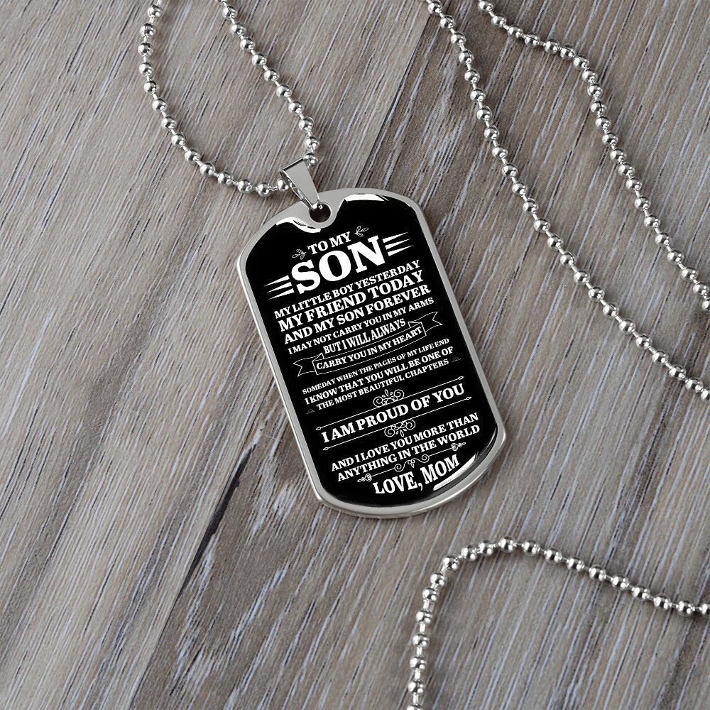 To My Son | I Am Proud Of You | Jewelry | A1014T, A1014TG, G007T, G007TG, lx-G007, PROD-1953253, PT-133, TNM-1, USER-43062 | TageUnlimited