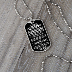 To My Son | I Am Proud Of You | Jewelry | A1014T, A1014TG, G007T, G007TG, lx-G007, PROD-1953253, PT-133, TNM-1, USER-43062 | TageUnlimited