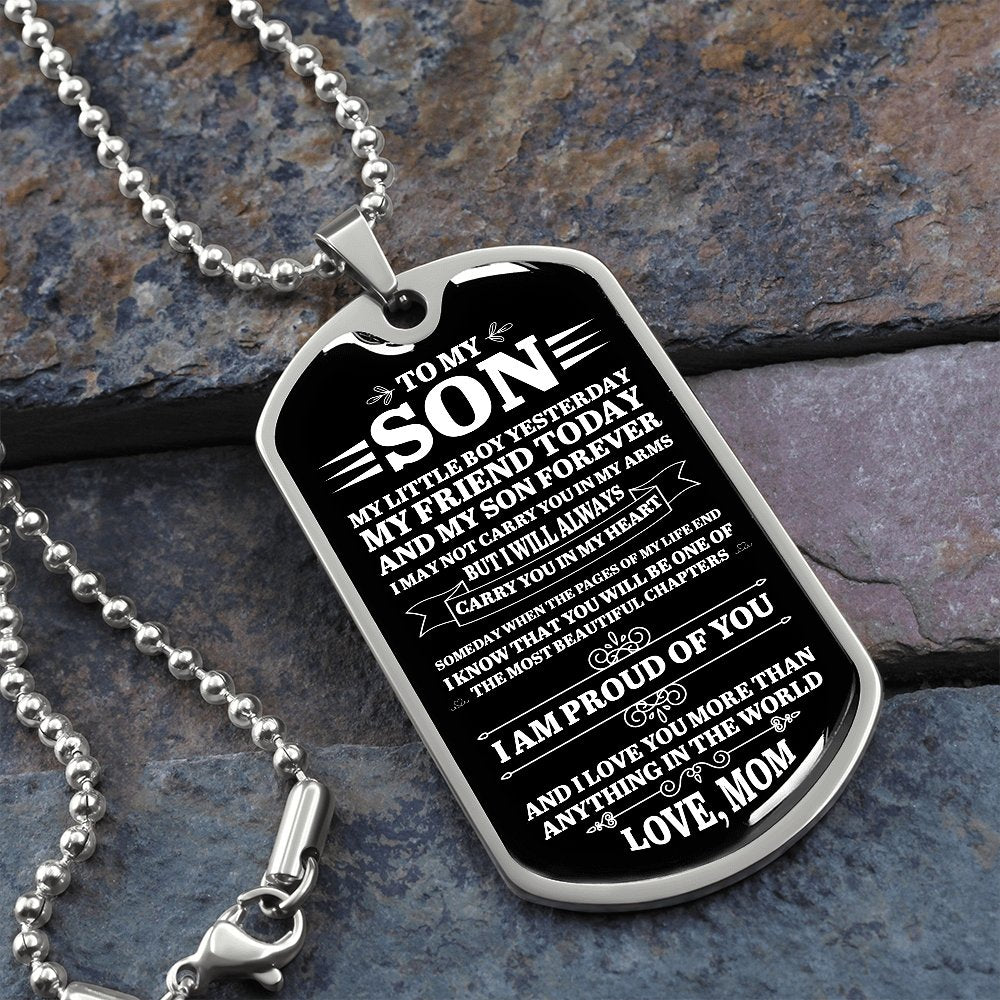 To My Son | I Am Proud Of You | Jewelry | A1014T, A1014TG, G007T, G007TG, lx-G007, PROD-1953253, PT-133, TNM-1, USER-43062 | TageUnlimited
