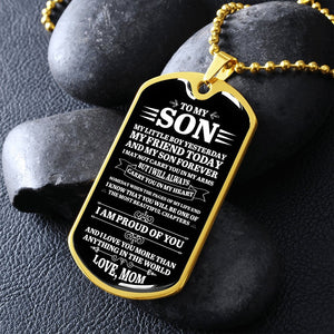 To My Son | I Am Proud Of You | Jewelry | A1014T, A1014TG, G007T, G007TG, lx-G007, PROD-1953253, PT-133, TNM-1, USER-43062 | TageUnlimited