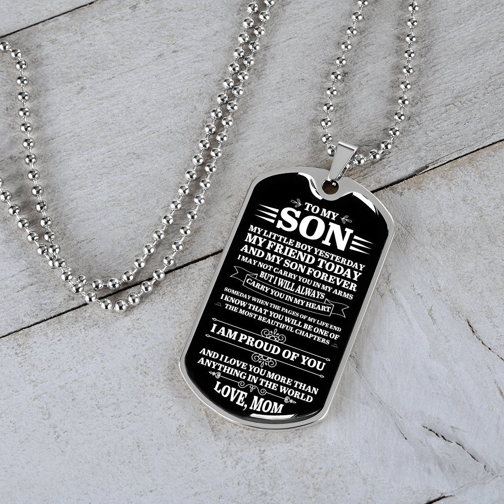 To My Son | I Am Proud Of You | Jewelry | A1014T, A1014TG, G007T, G007TG, lx-G007, PROD-1953253, PT-133, TNM-1, USER-43062 | TageUnlimited