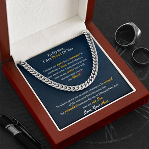 To My Son | I Am Proud Of You 💎 | Jewelry | C30184T, C30184TG, lx-C30184, PB23-WOOD, PROD-1897868, PT-1772, USER-43062 | TageUnlimited
