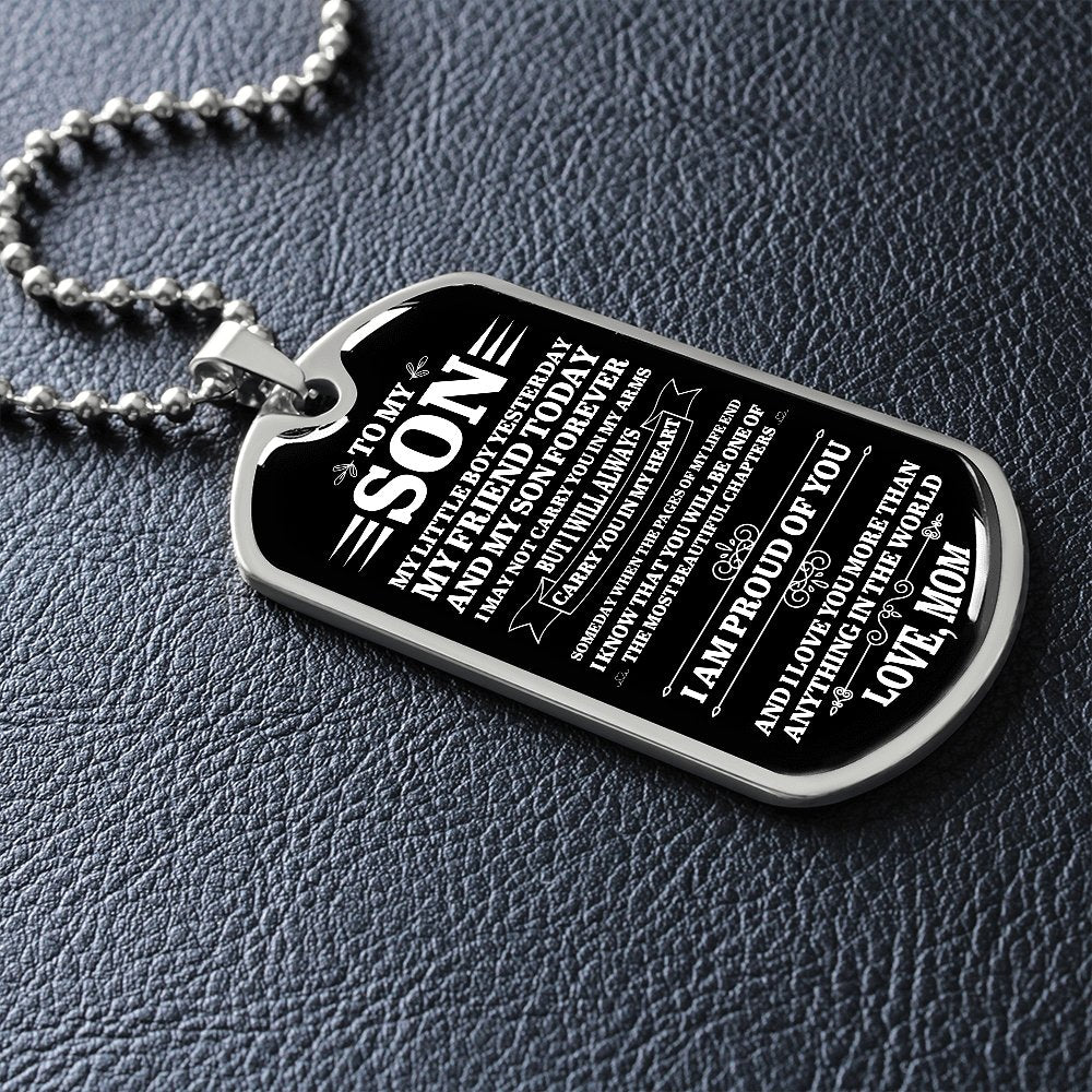 To My Son | I Am Proud Of You | Jewelry | A1014T, A1014TG, G007T, G007TG, lx-G007, PROD-1953253, PT-133, TNM-1, USER-43062 | TageUnlimited