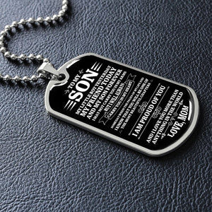 To My Son | I Am Proud Of You | Jewelry | A1014T, A1014TG, G007T, G007TG, lx-G007, PROD-1953253, PT-133, TNM-1, USER-43062 | TageUnlimited